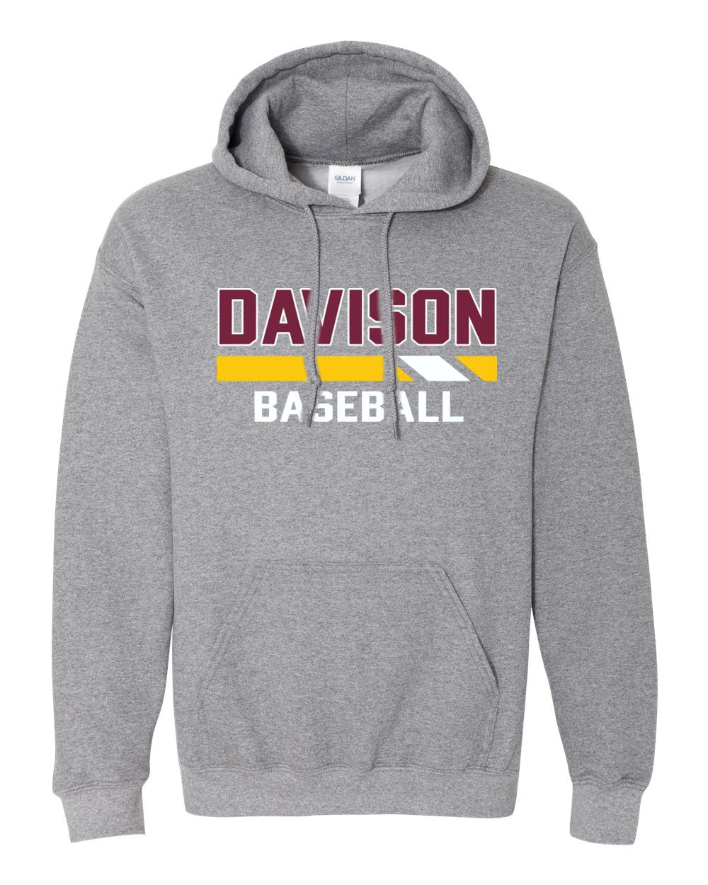 Davison Baseball Basic Hooded Sweatshirt