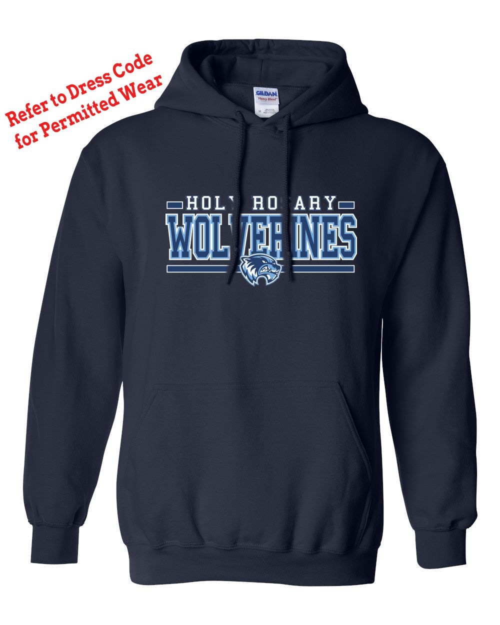 Holy Rosary Basic Hooded Sweatshirt