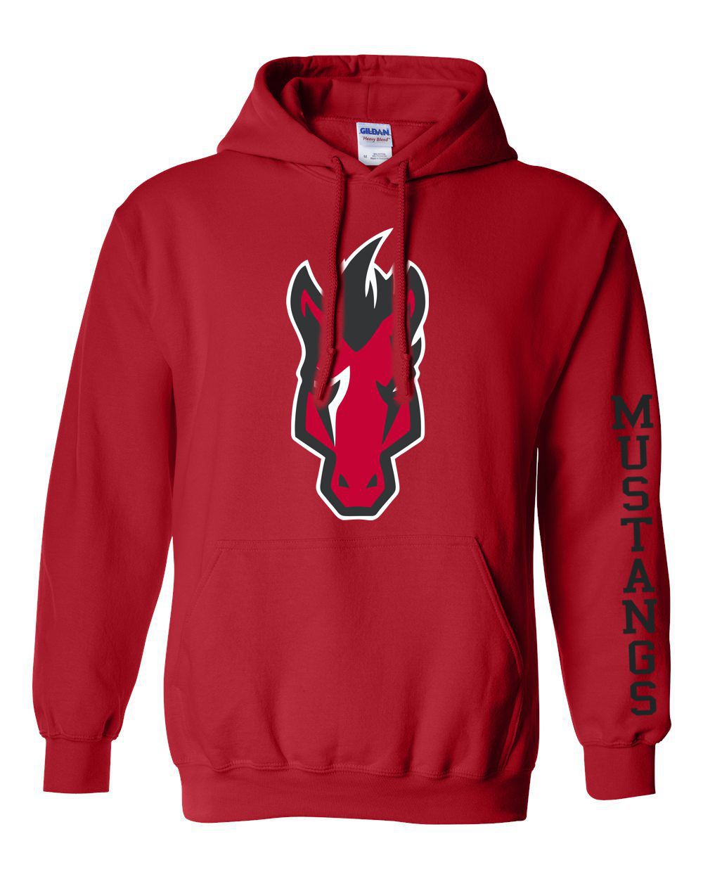 Mustangs  Basic Hooded Sweatshirt
