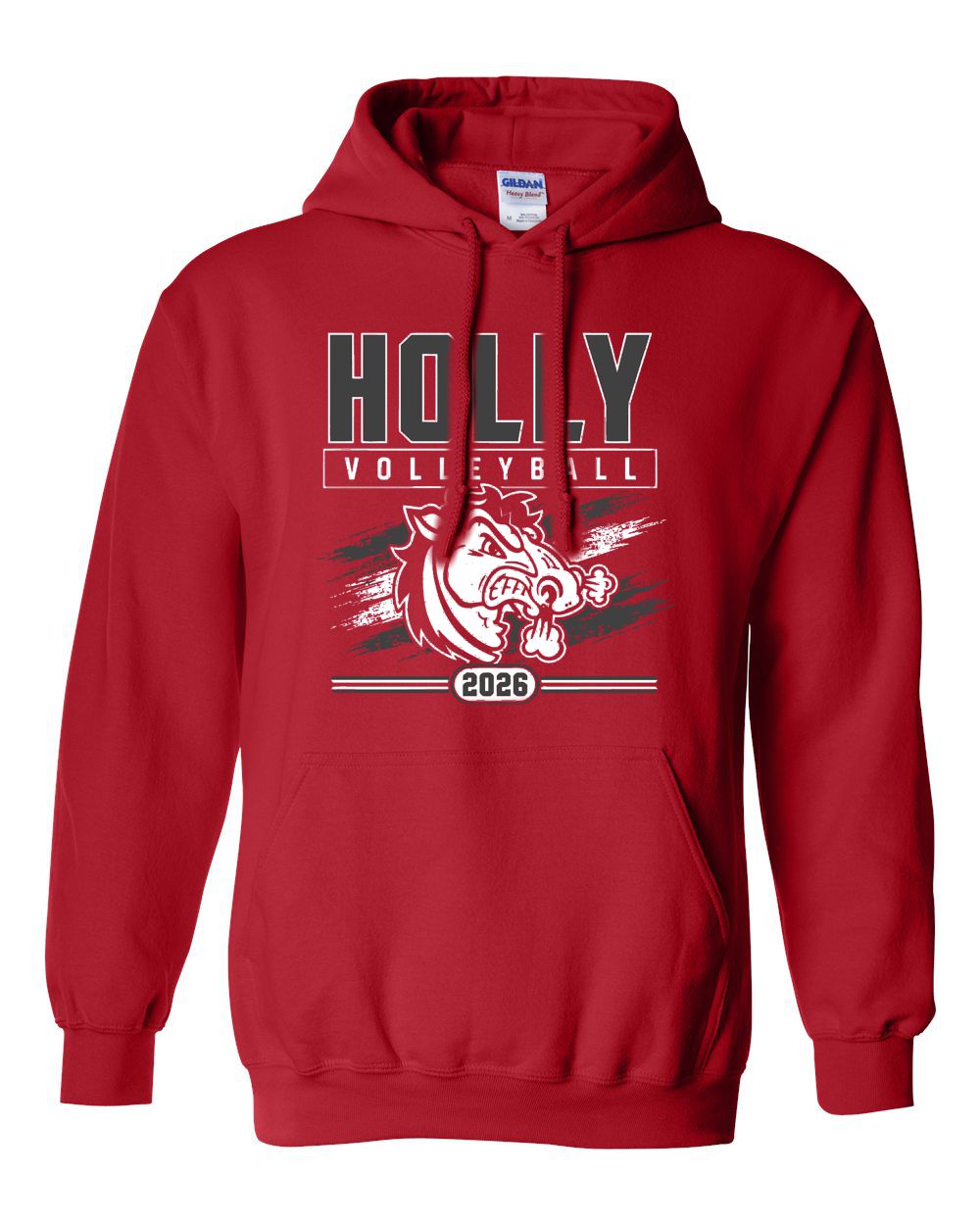 Holly Volleyball Basic Hooded Sweatshirt