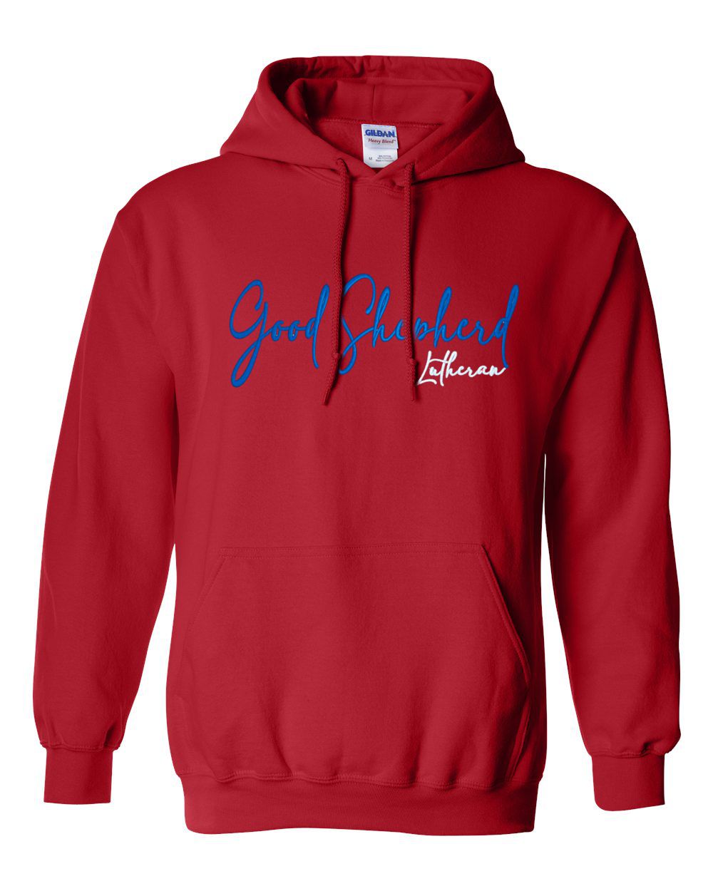 Good Shepherd Lutheran Church & School Script Basic Hooded Sweatshirt