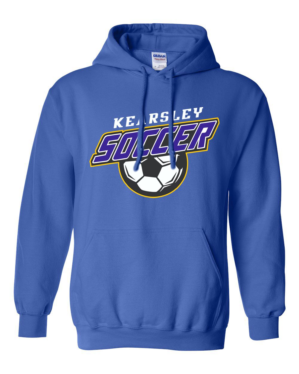 Kearsley Soccer Basic Hooded Sweatshirt