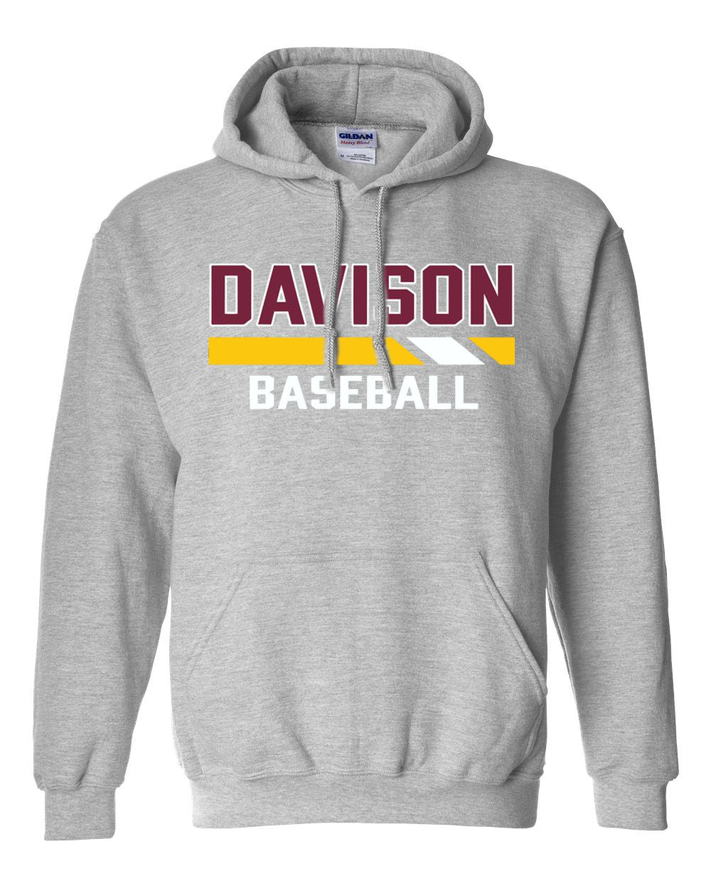 Davison Baseball Basic Hooded Sweatshirt