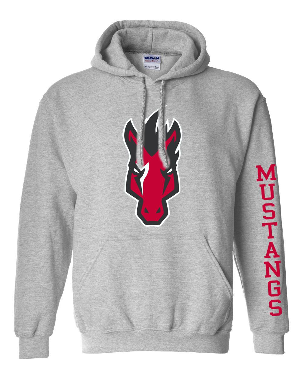 Mustangs  Basic Hooded Sweatshirt