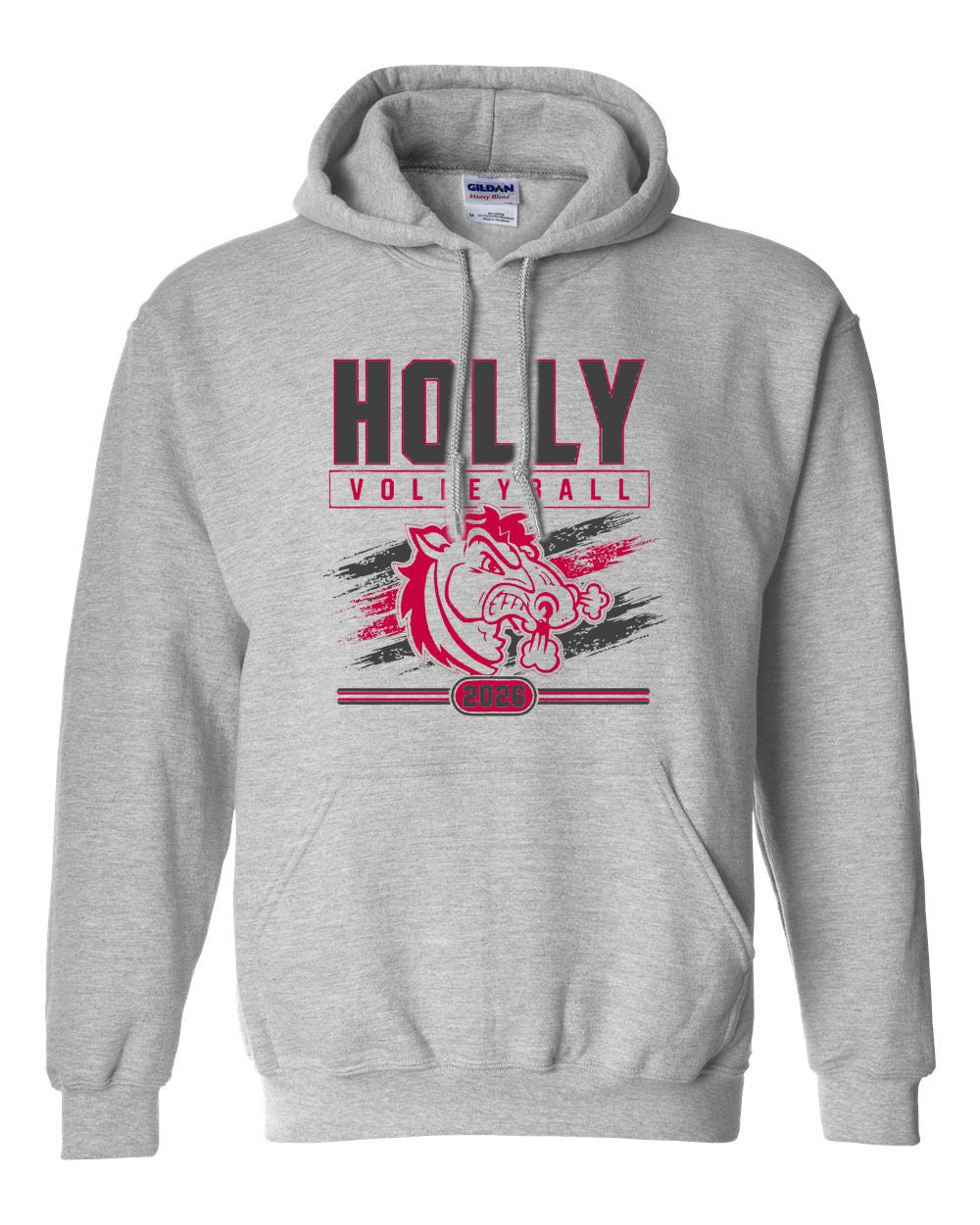 Holly Volleyball Basic Hooded Sweatshirt