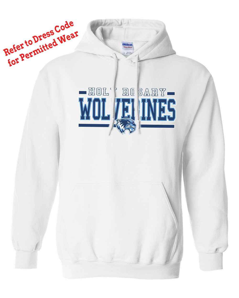 Holy Rosary Basic Hooded Sweatshirt