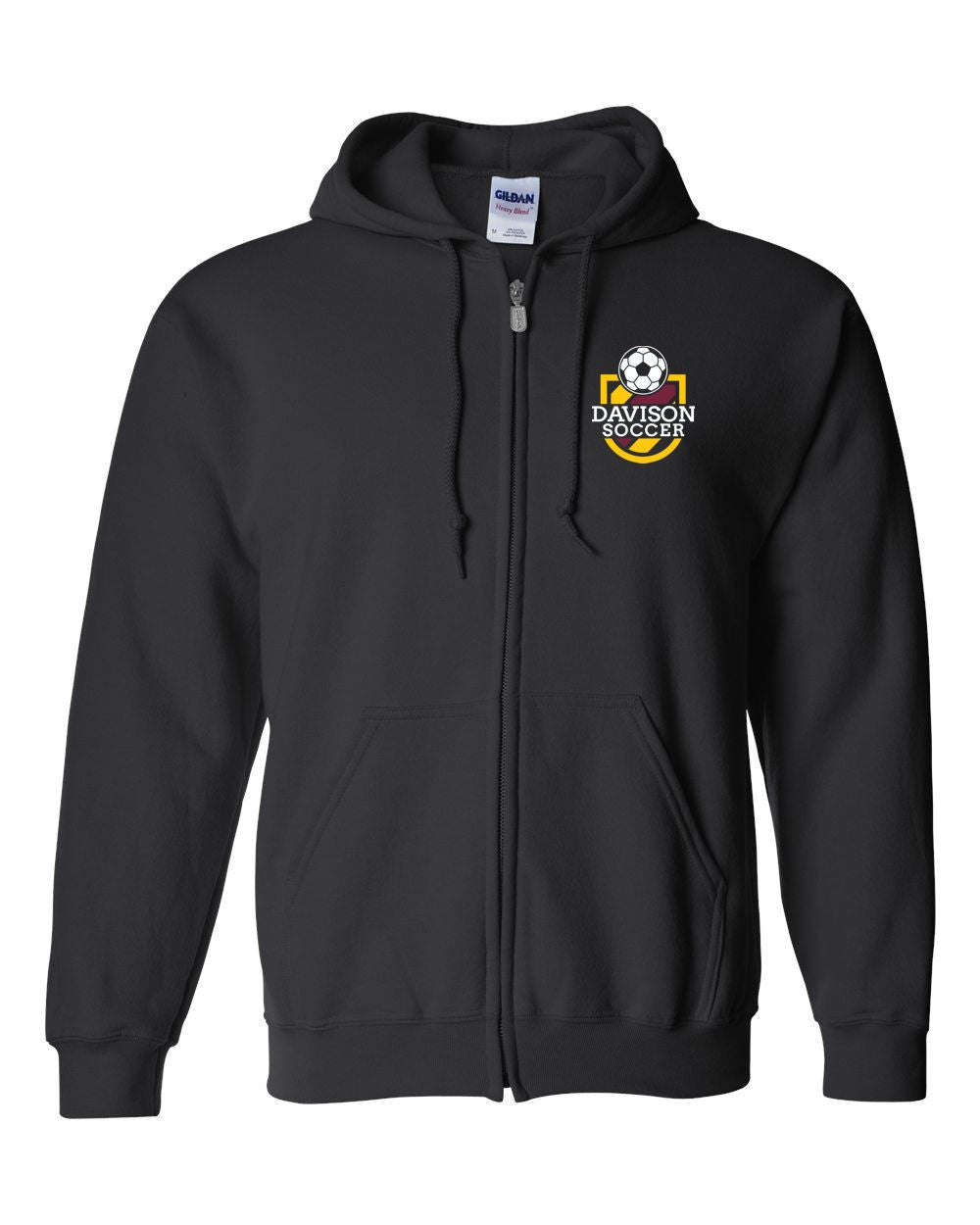 Davison Soccer Embroidered Full Zip Jacket