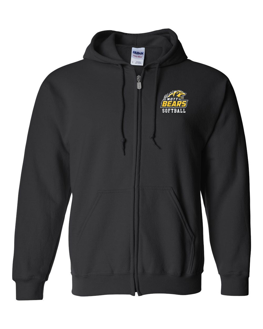 Mott CC Softball Embroidered Full Zip Jacket