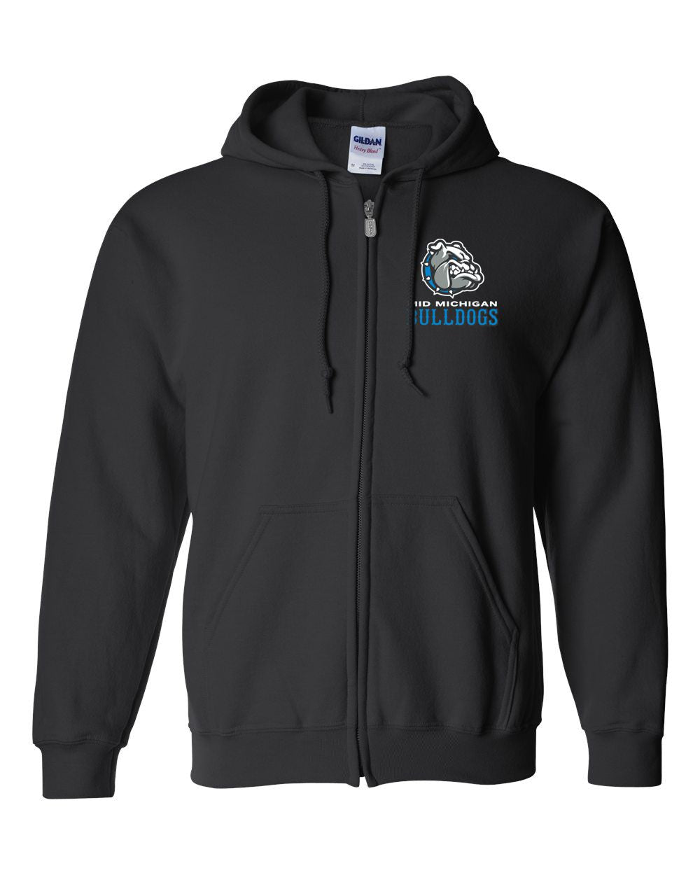Mid Michigan Bulldogs Full Zip Jacket