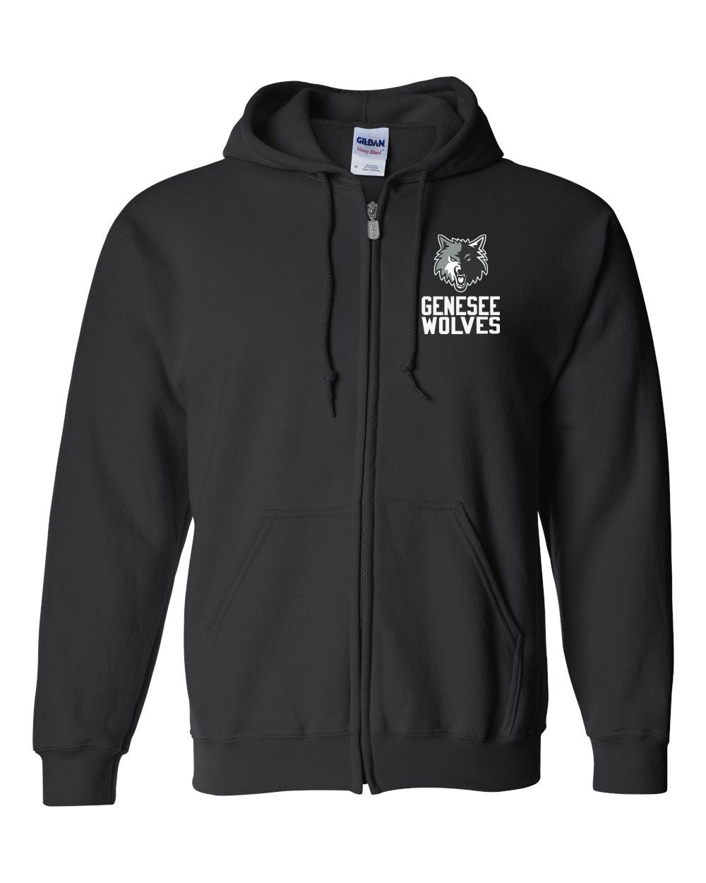 Genesee Wolves Embroidered Full Zip Jacket - GWPTO