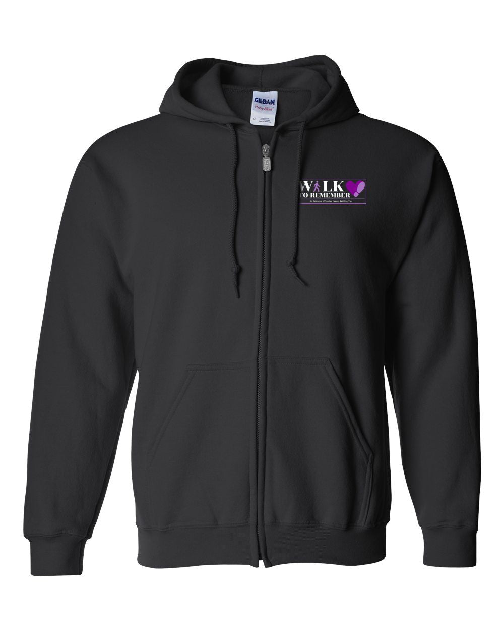 A Walk To Remember Embroidered Full Zip Jacket