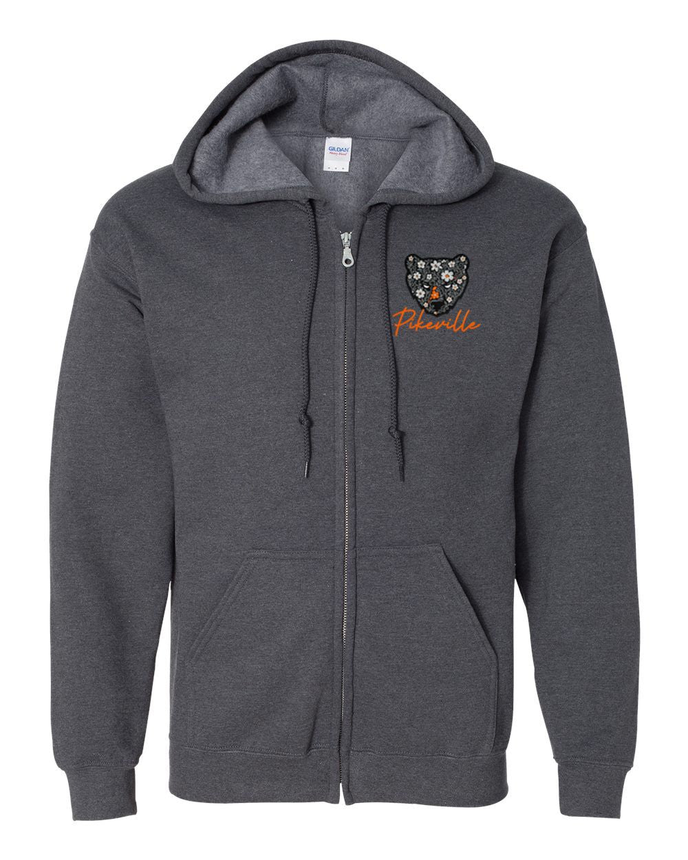 Pikeville Floral Embroidered Full Zip Jacket