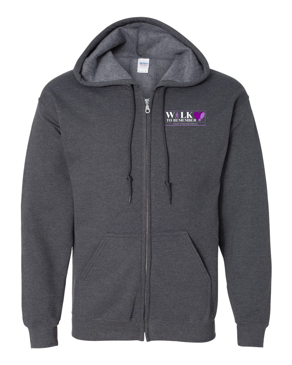 A Walk To Remember Embroidered Full Zip Jacket
