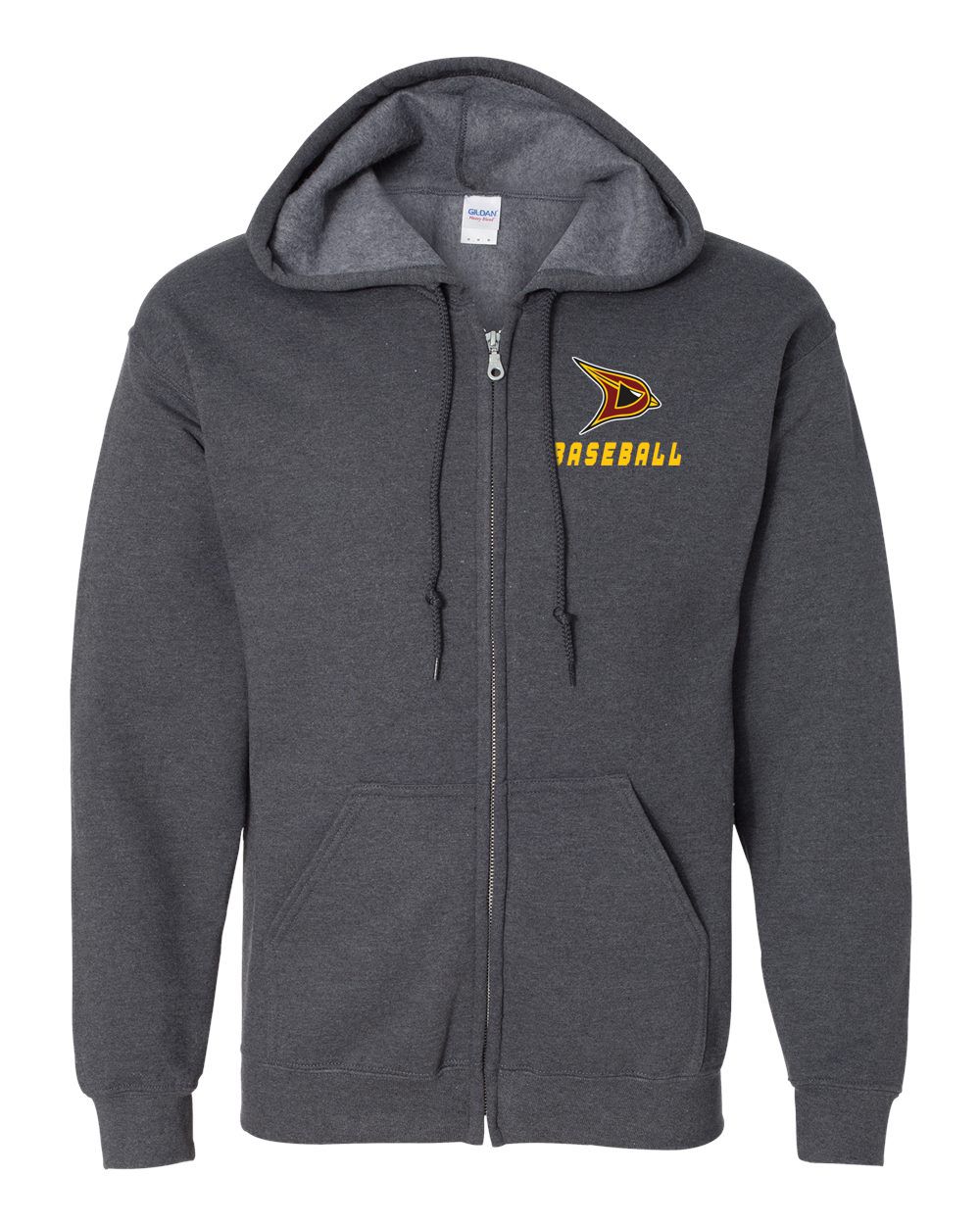 Davison Baseball Embroidered Full Zip Jacket