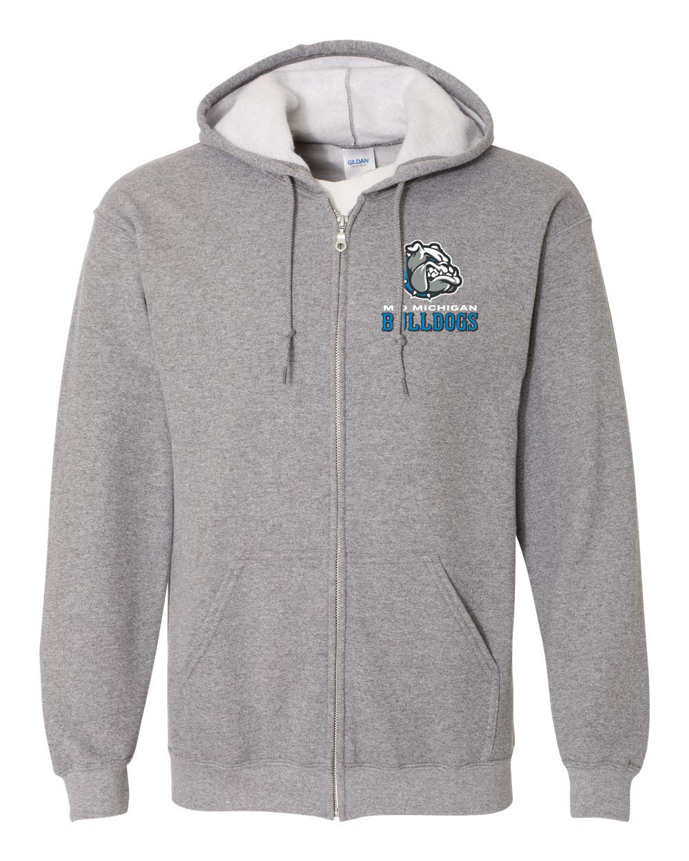 Mid Michigan Bulldogs Full Zip Jacket