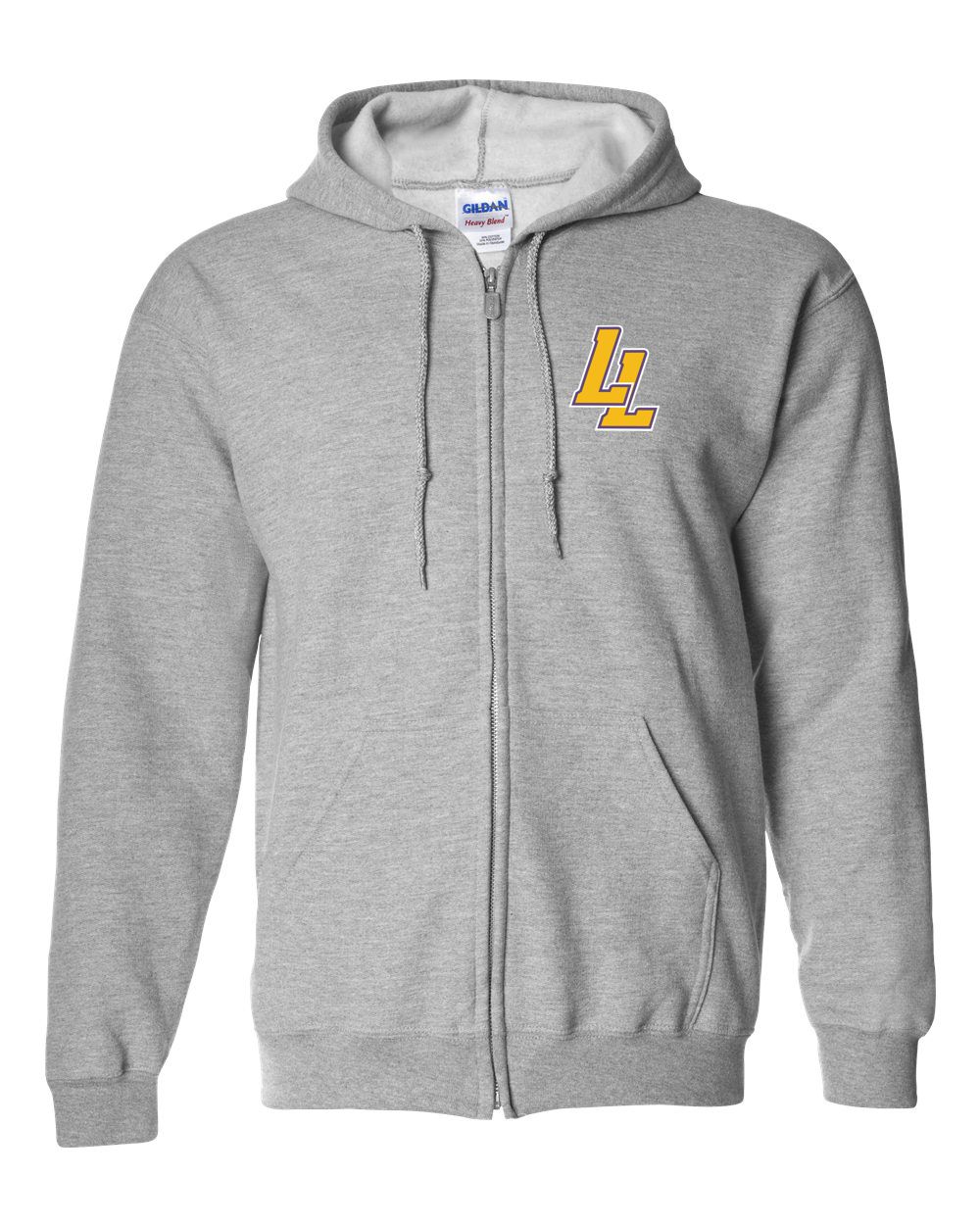 Lapeer Lakers Hooded Full Zip Jacket