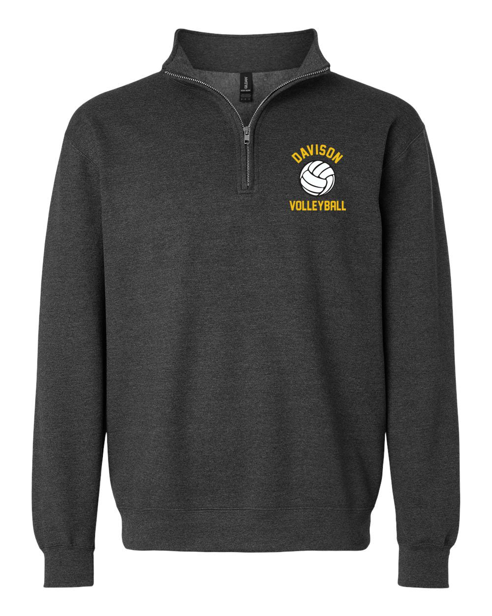 Davison Volleyball Heavy Weight Adult 1/4 Zip Sweatshirt
