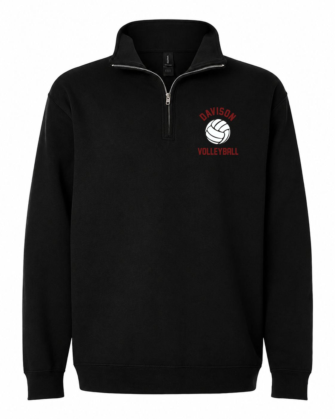 Davison Volleyball Heavy Weight Adult 1/4 Zip Sweatshirt