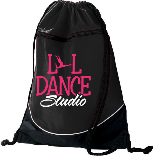 L&L Dance Studio Tri - Color Drawstring Bag