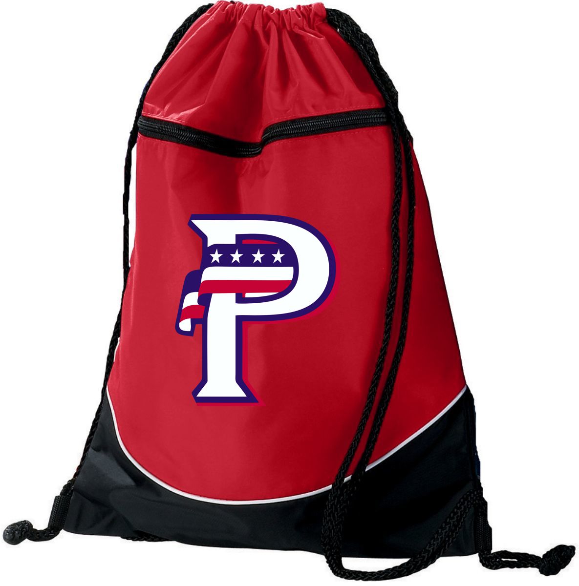 USA Prime Softball Tri - Color Drawstring Bag