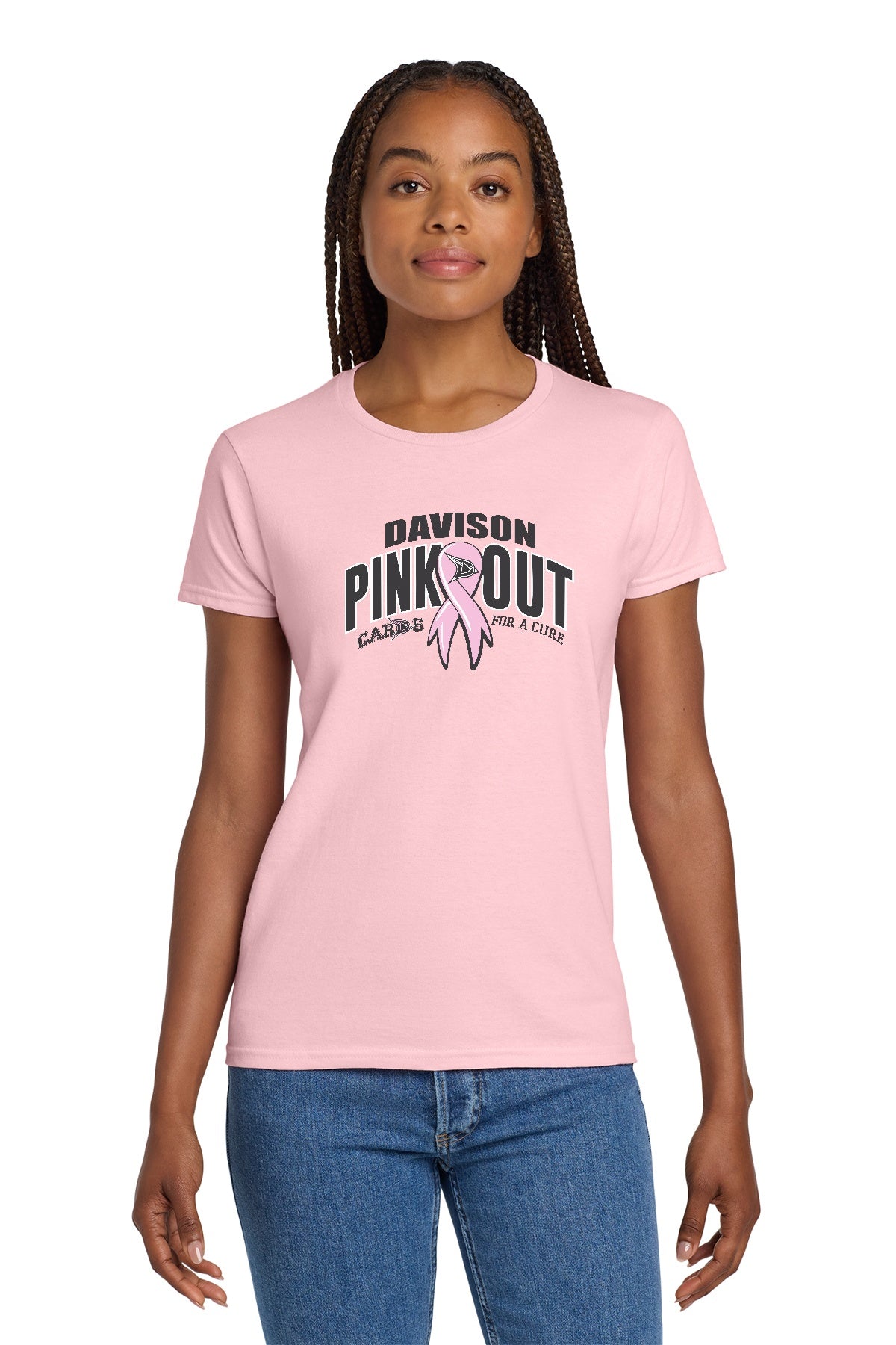 Davison Pink Out 2025 Ladies Basic Tee
