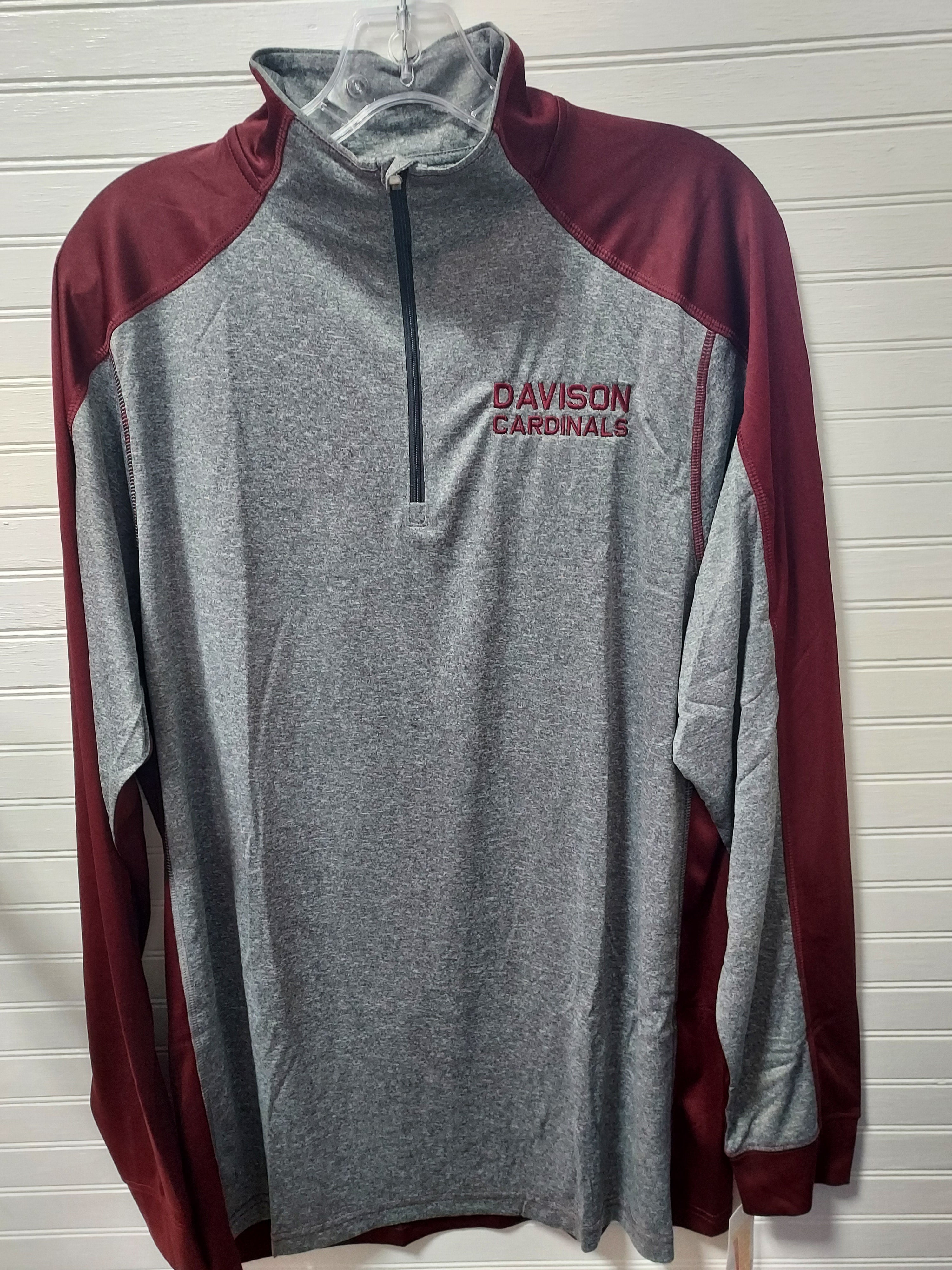 Davison Cardinal Carbon Warmup 1/4 Zip