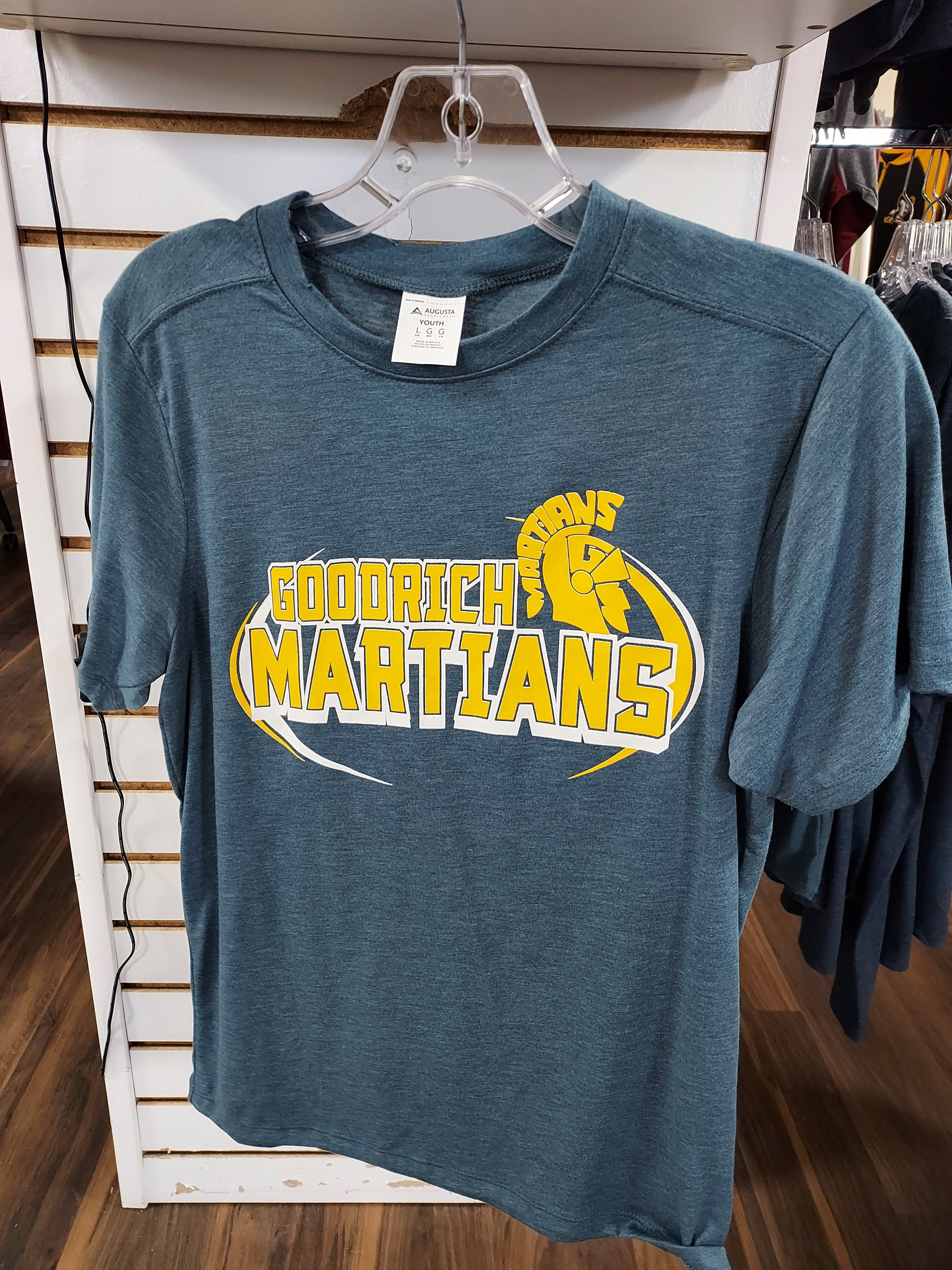 Goodrich Swoosh Light Navy Heather Softstyle Tee