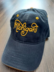 Michigan Script Contrast Hat