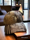 Michigan Camo with Flag Visor Cap