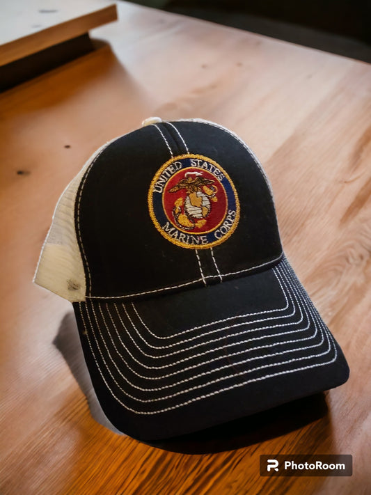 United States Marine Corps Contrast Stitch Trucker Cap