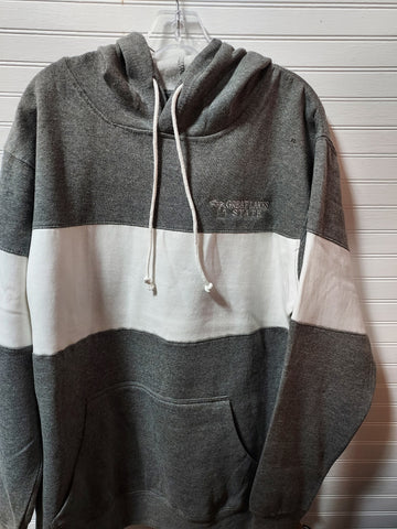 Great Lakes State Graphite Classic Fleece Colorblocked Hooded Sweatshirt