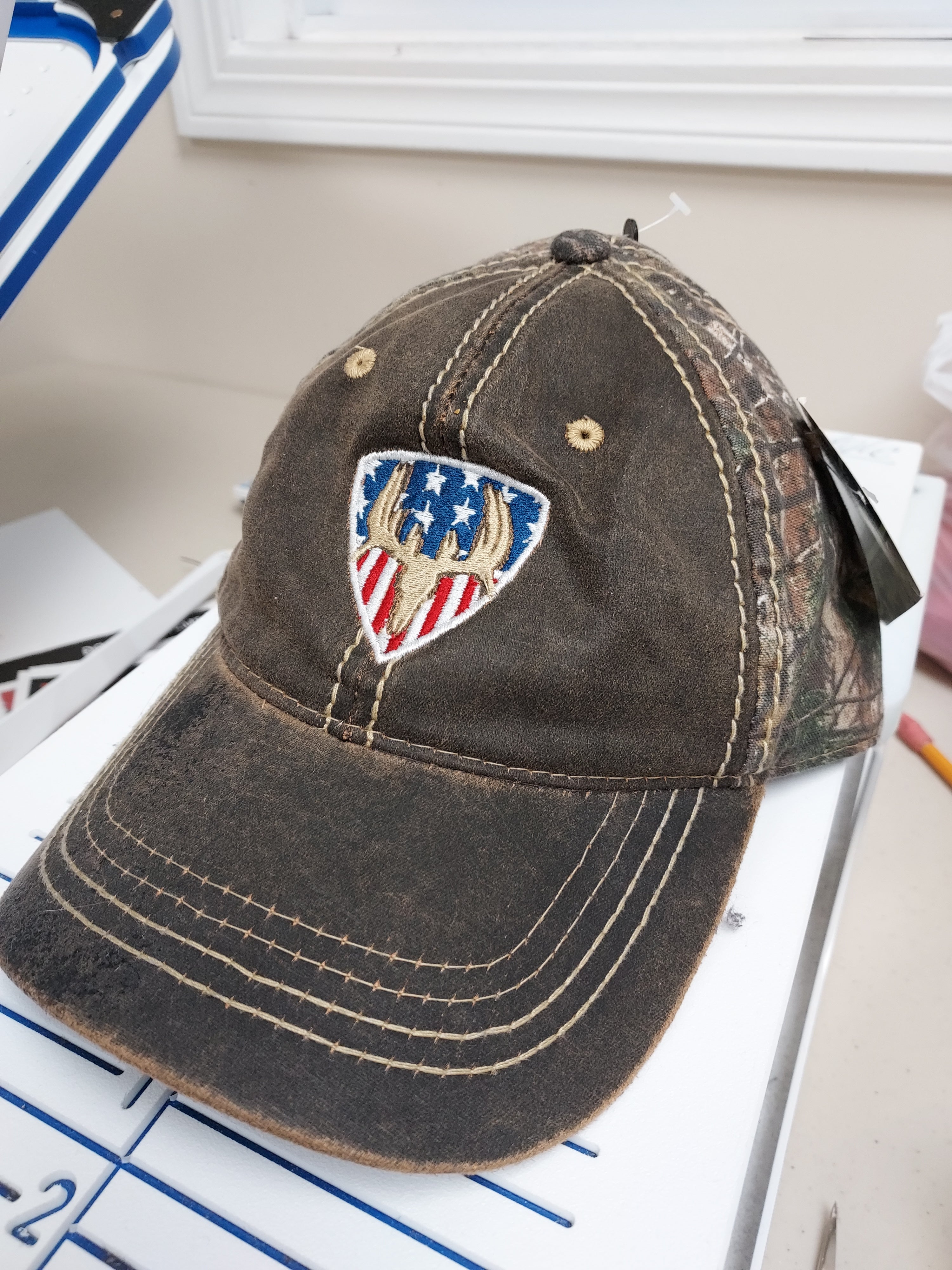 Euro Mount Flag Pigment Print Camouflage Cap