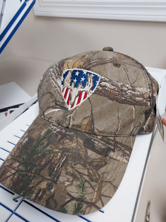 Camo Euro Mount Flag Hat