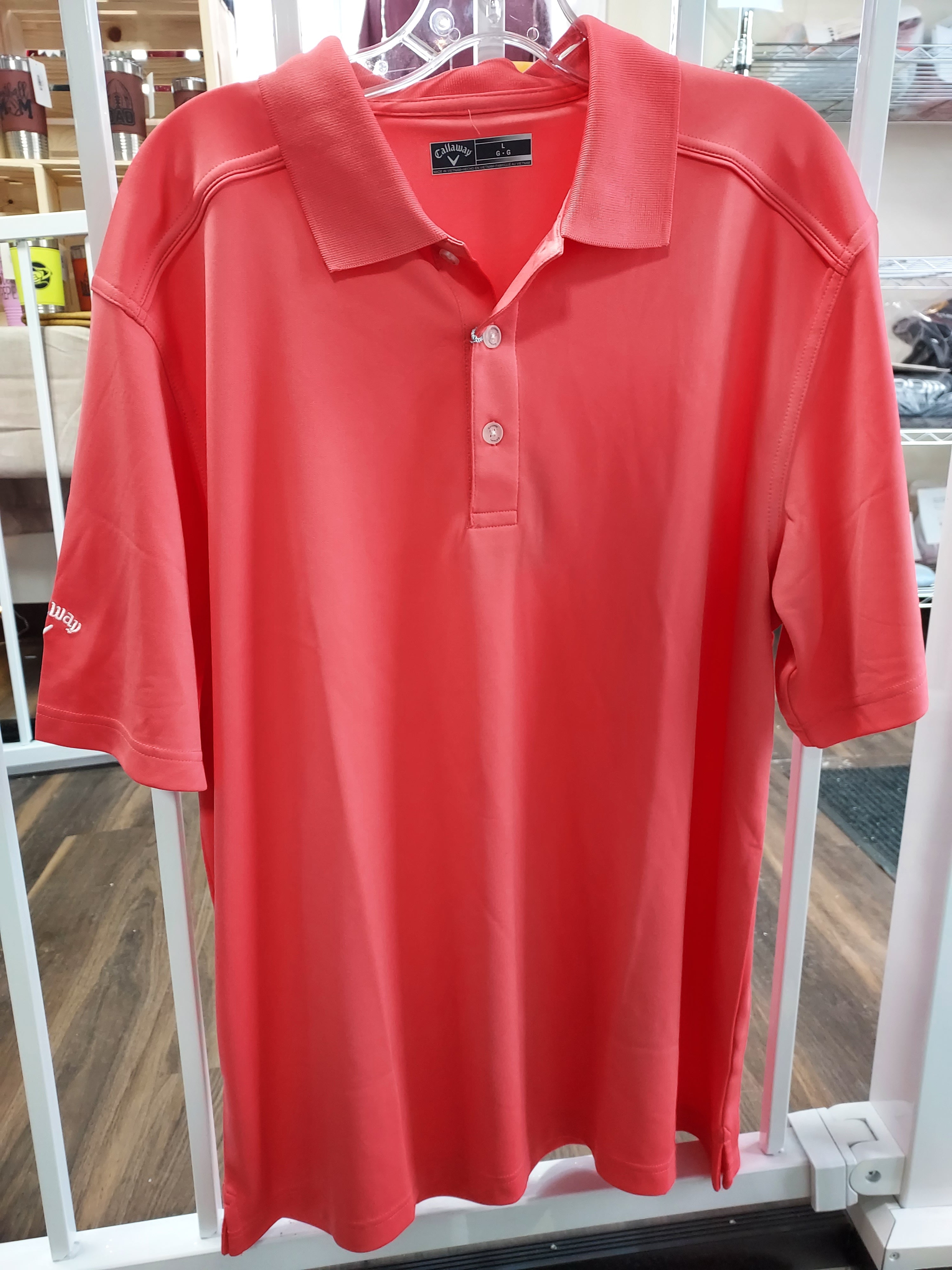 Callaway Mens Micro Pique Chev Polo