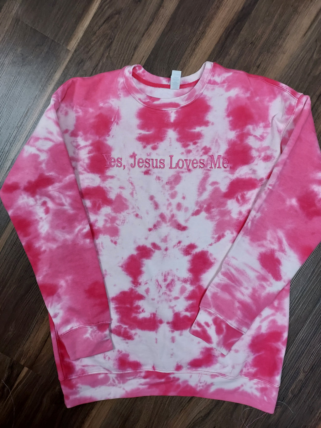 Yes, Jesus Loves Me Ladies Crew Sweatshirt