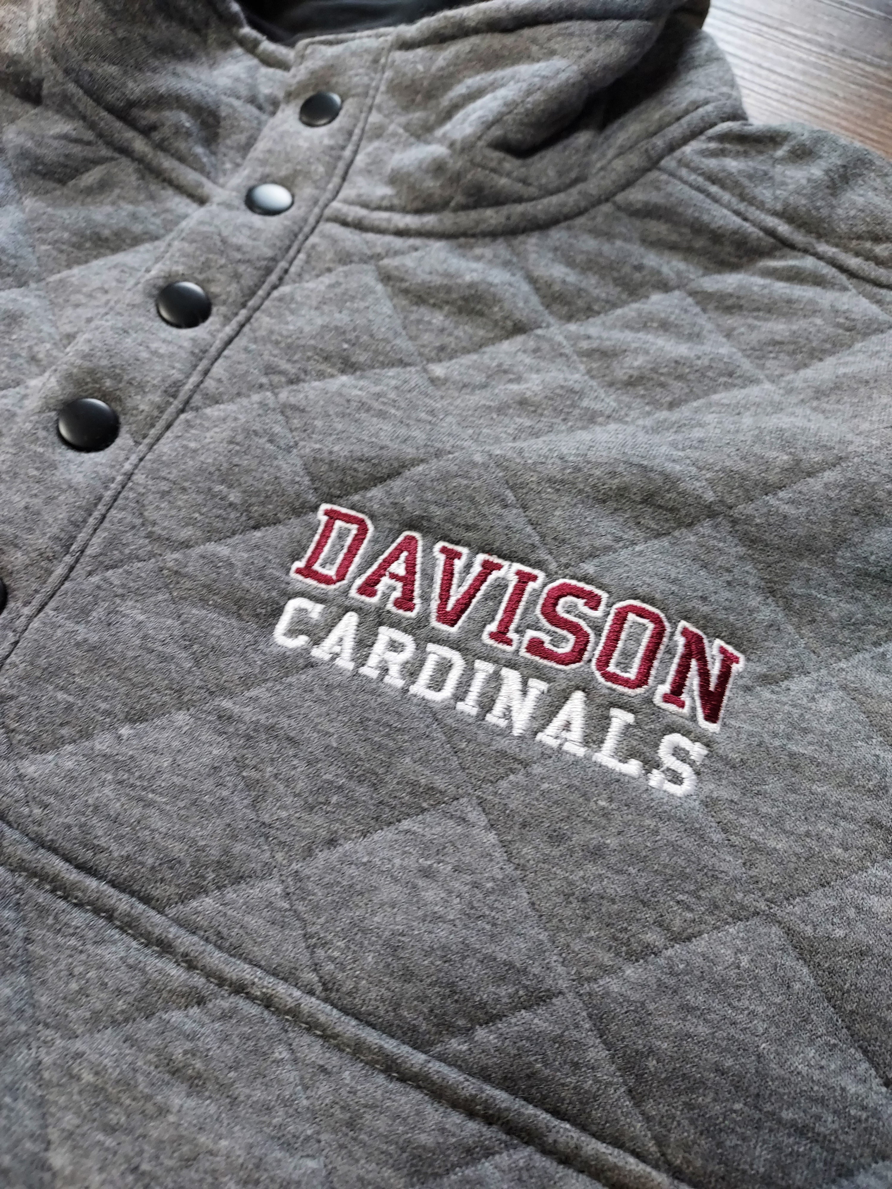 Davison Cardinals Quilted Snap Pullover