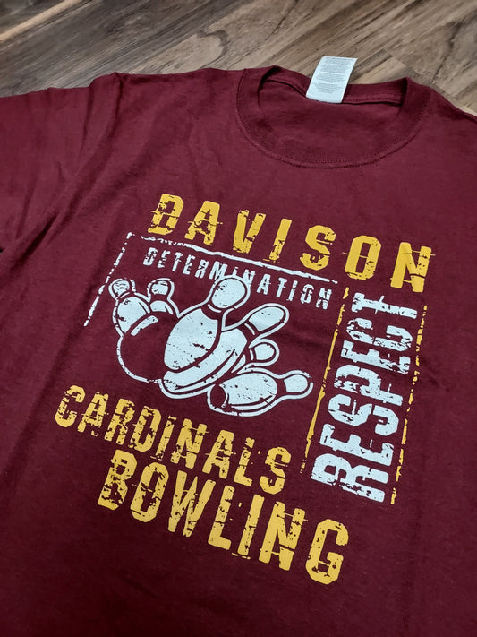 Davison Bowling Believe Design Basic T-shirt