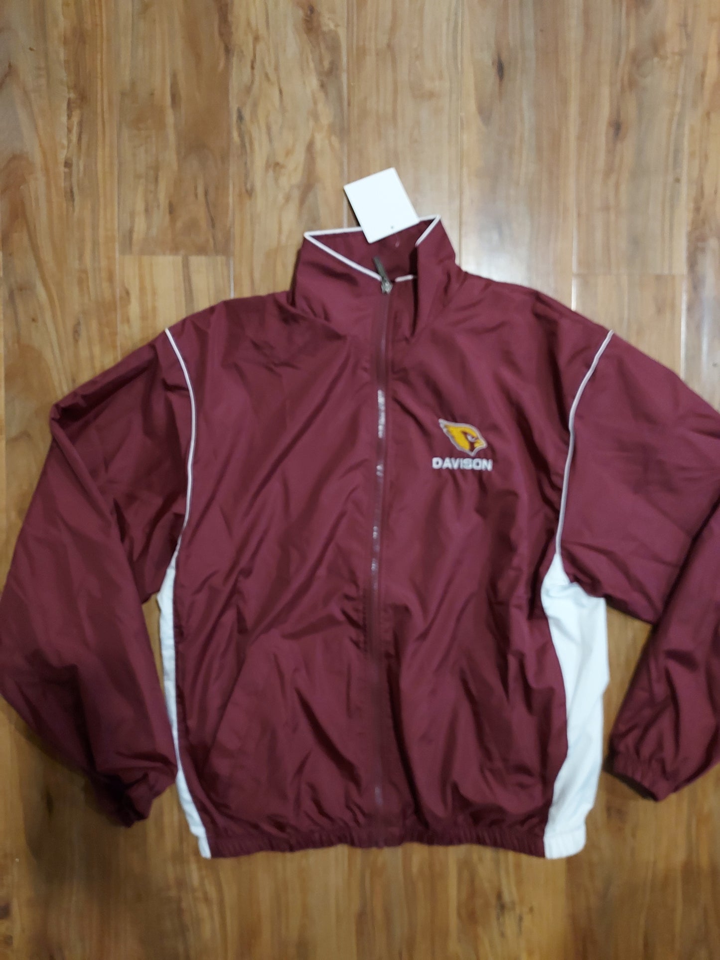 Davison Cardinals Lightweight Full Zip Wind Jacket