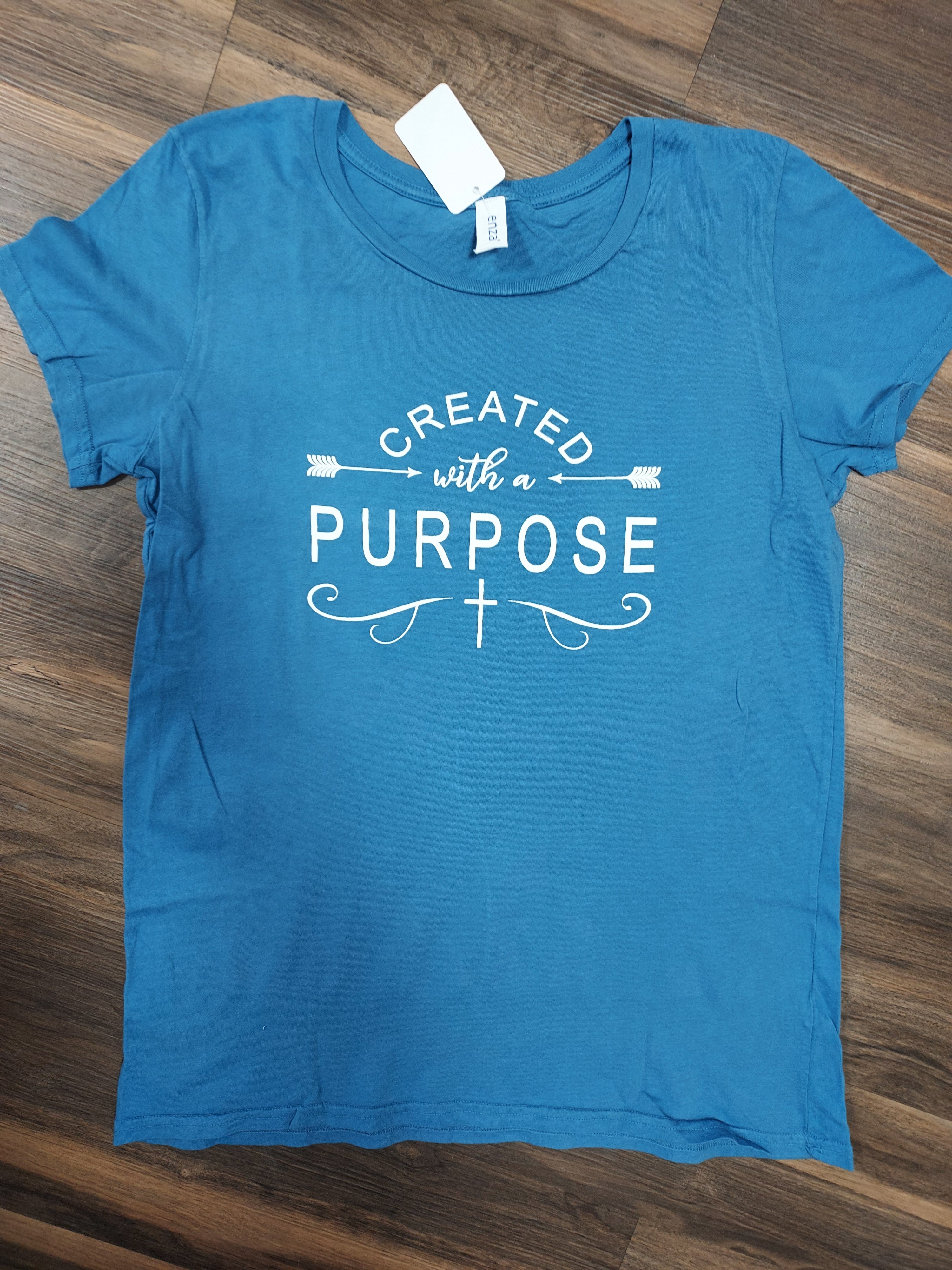 Created With A Purpose Ladies Tee
