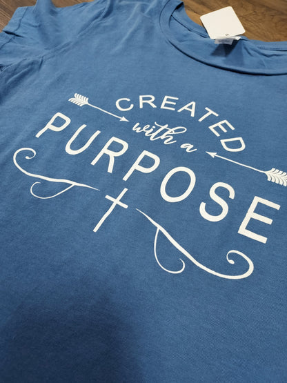 Created With A Purpose Ladies Tee