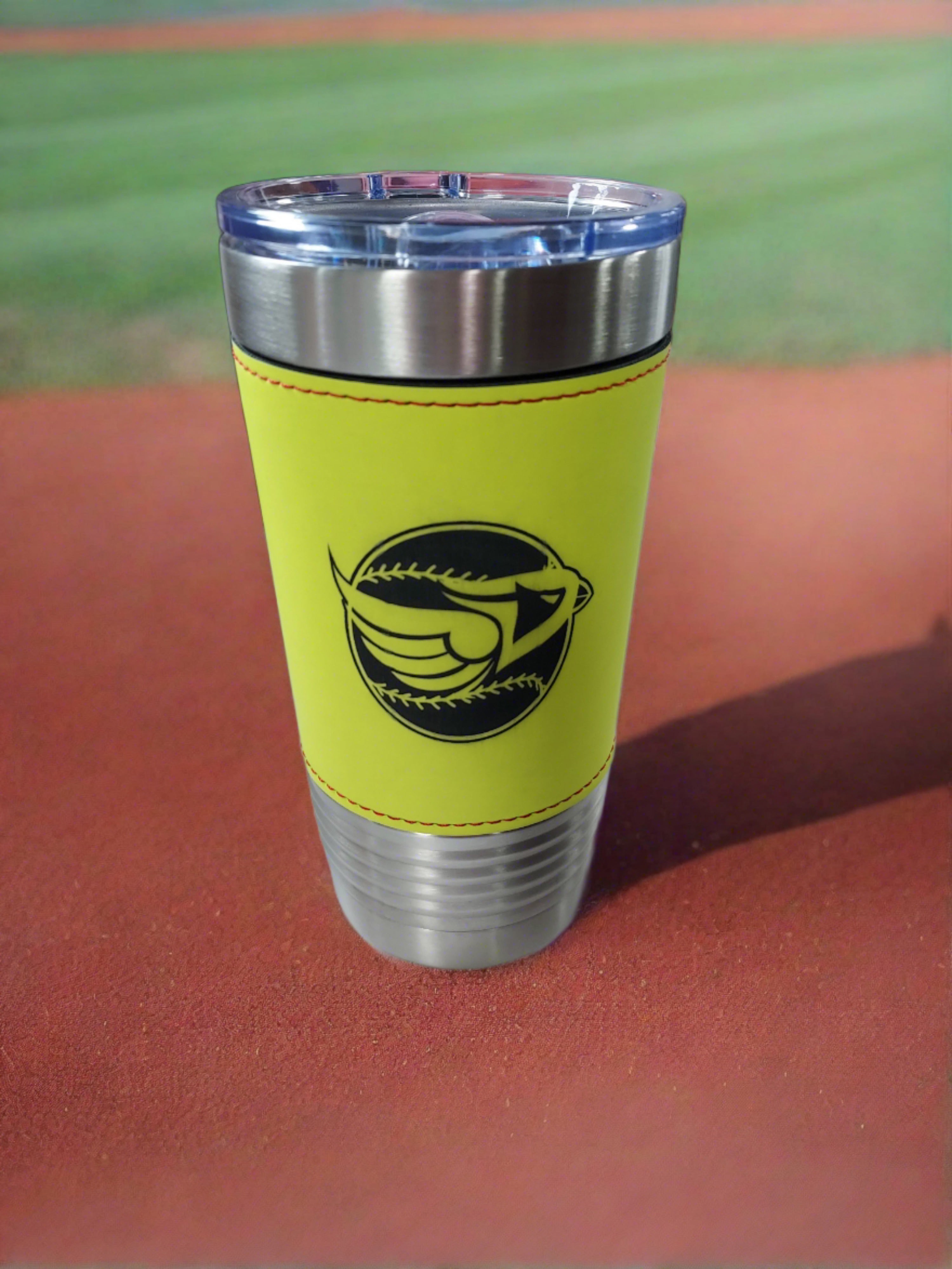 Cards Fastpitch Softball Wrapped Engraved 20oz Tumbler