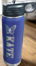Custom Engraved 20oz Water Bottle