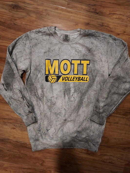 Mott Volleyball Colorblast Crewneck Sweatshirt