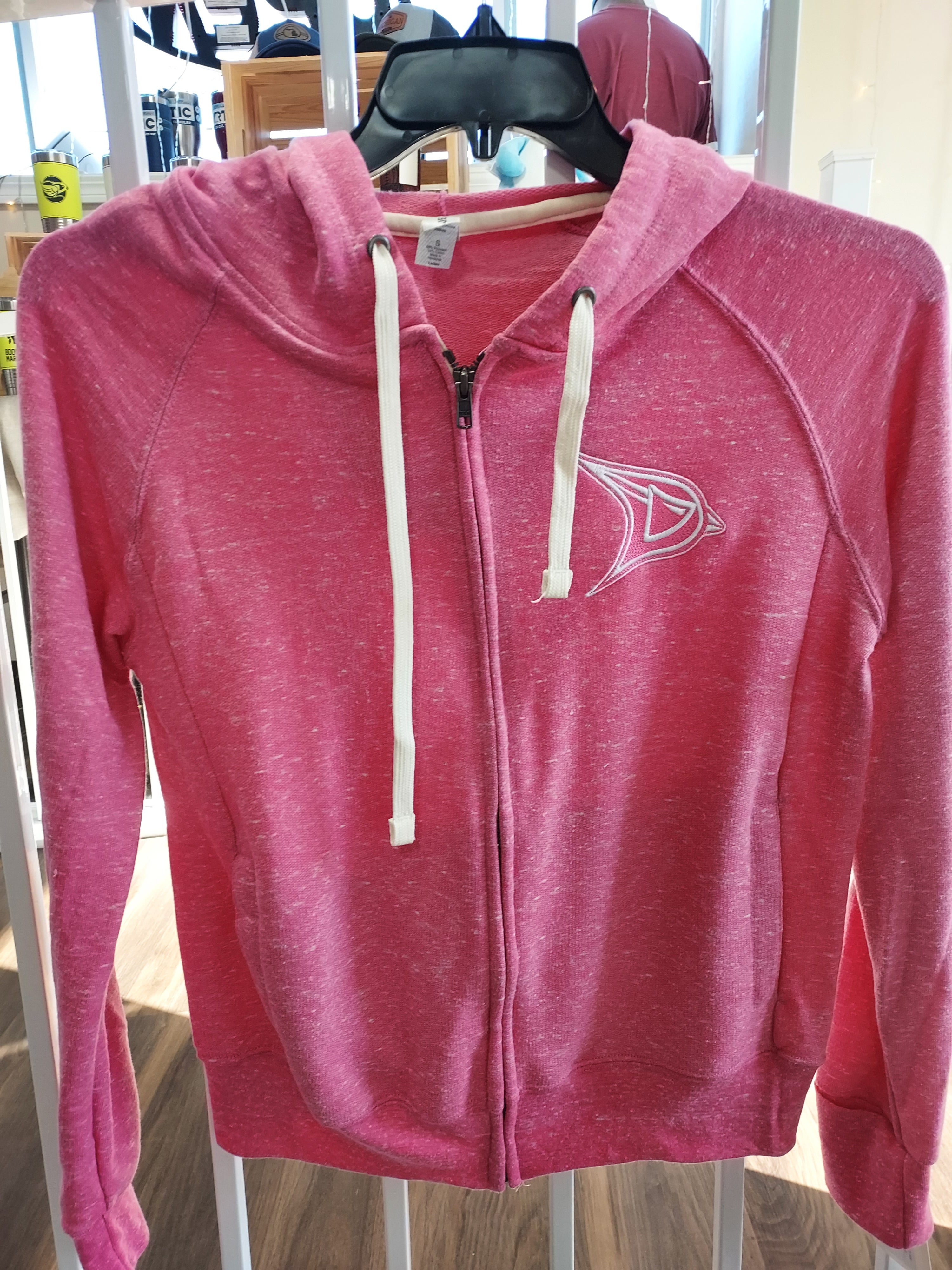 Davison Pink Out Ladies Full Zip Hood