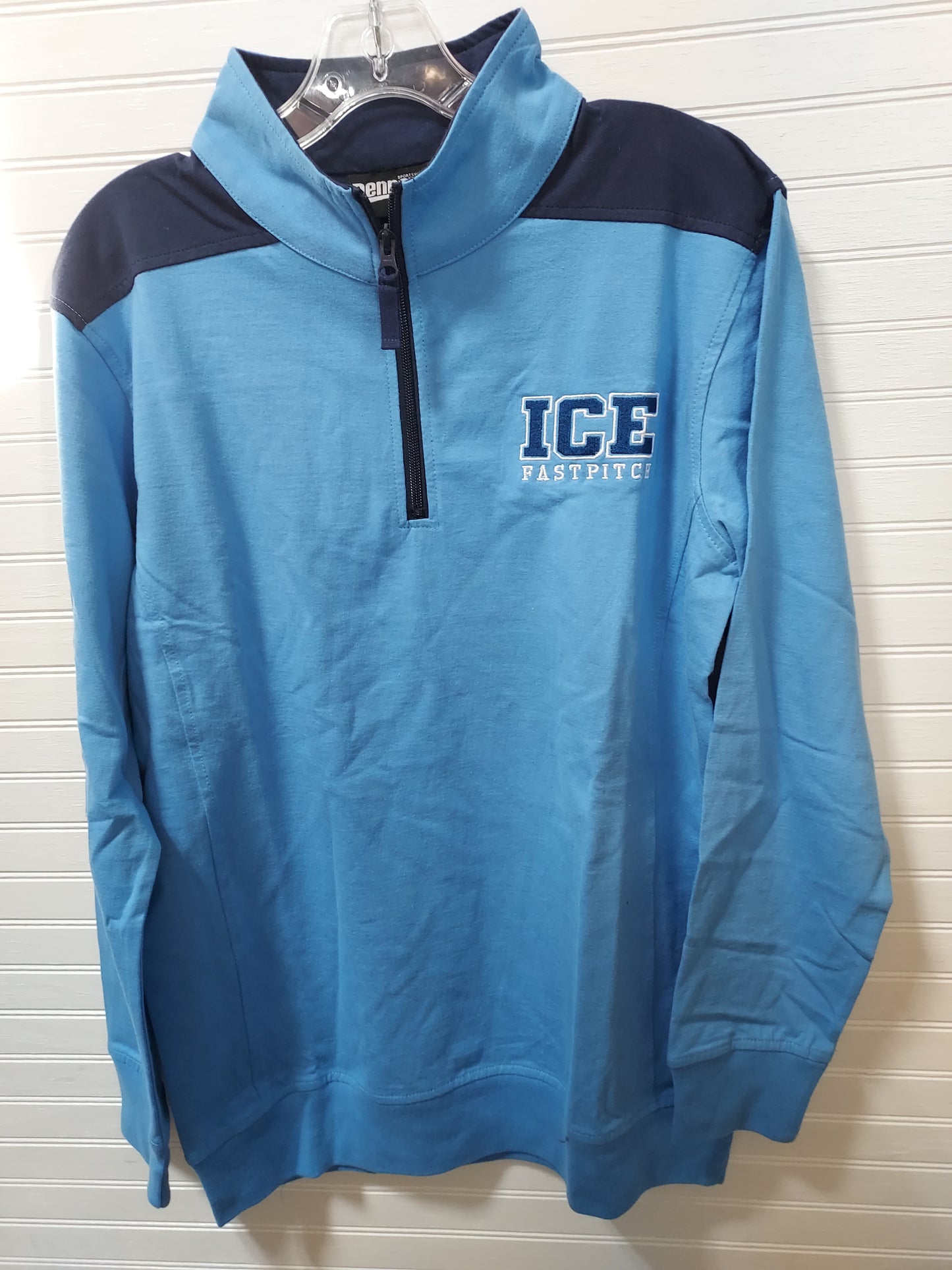 ICE Fastpitch 1/4 Zip Cotton Pullover