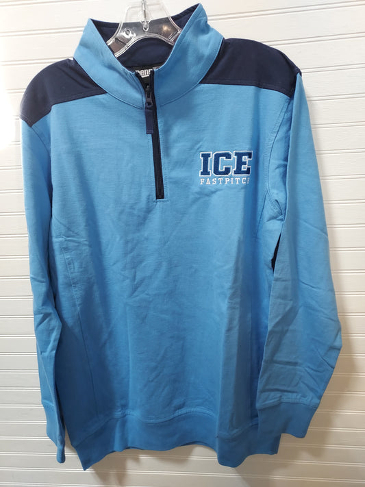 ICE Fastpitch 1/4 Zip Cotton Pullover