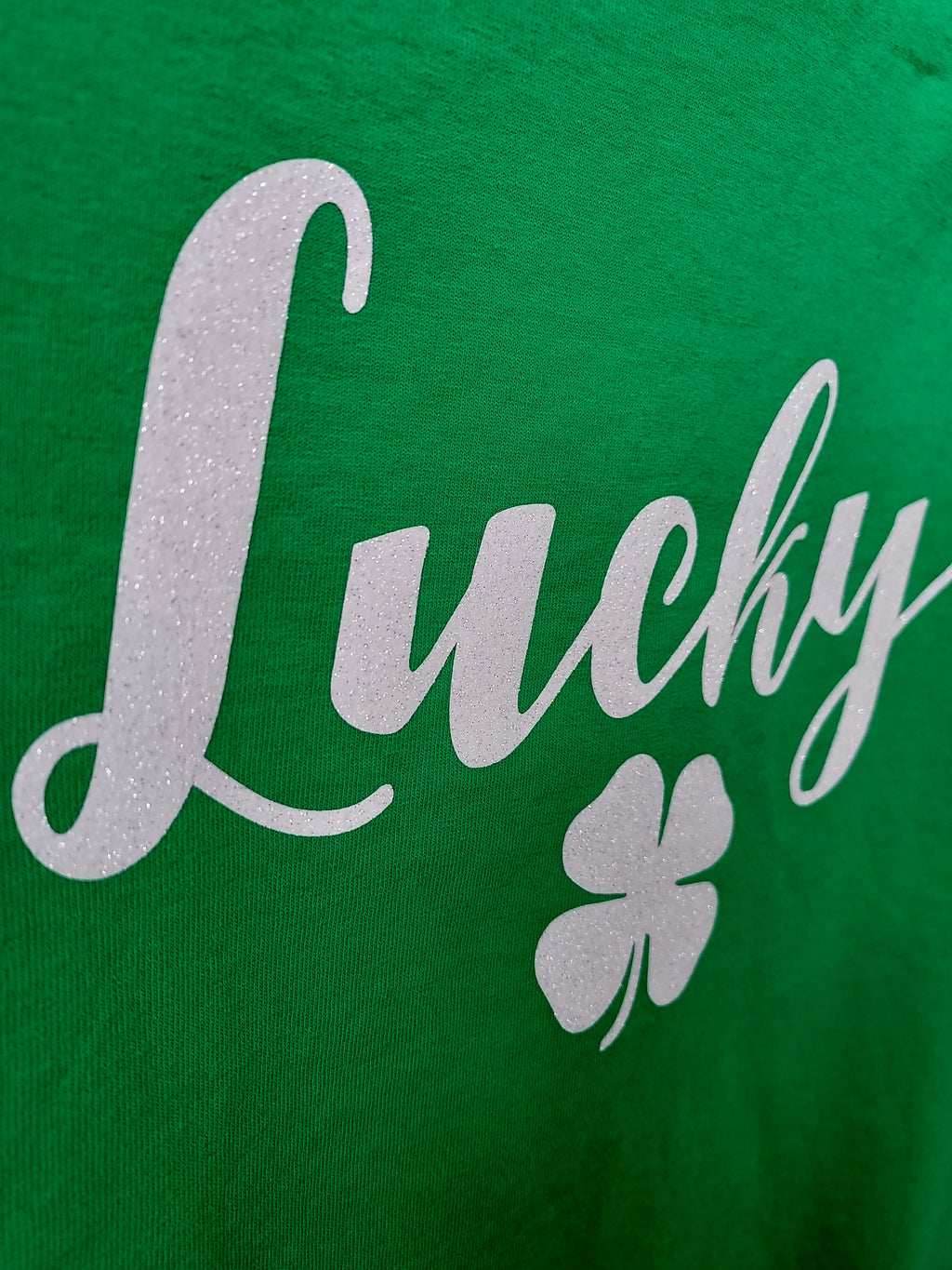 St. Patrick's LUCKY Glitter T-shirt