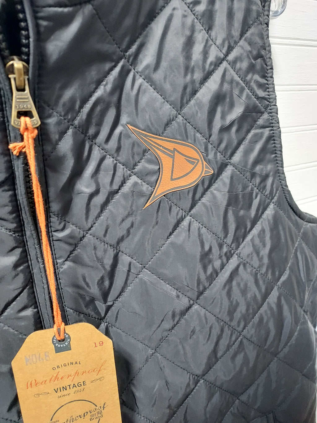 Davison Faux Leather Patch Ladies Vintage Diamond Quilted Vest