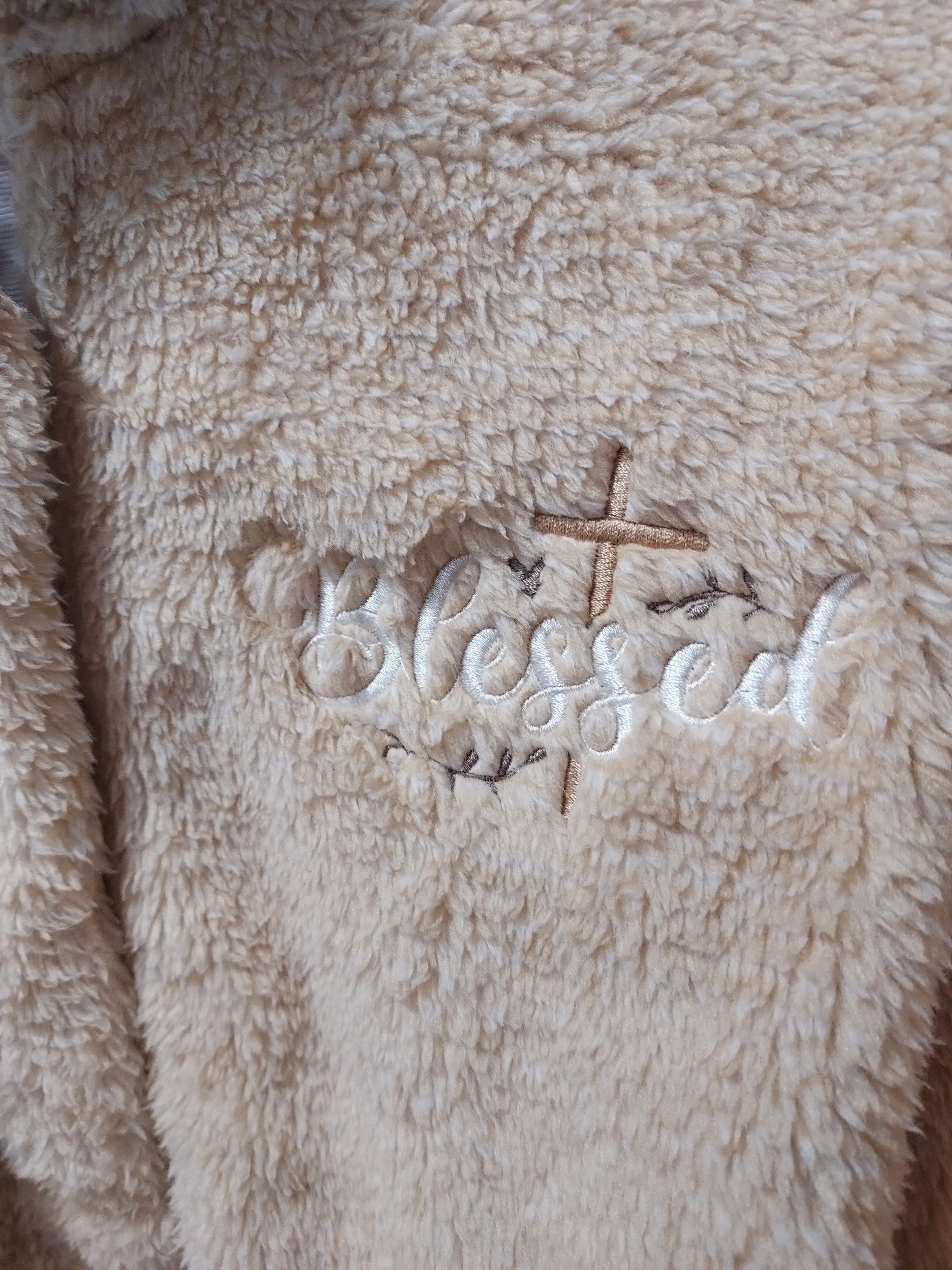 Blessed Ladies Fuzzy Fleece Pullover