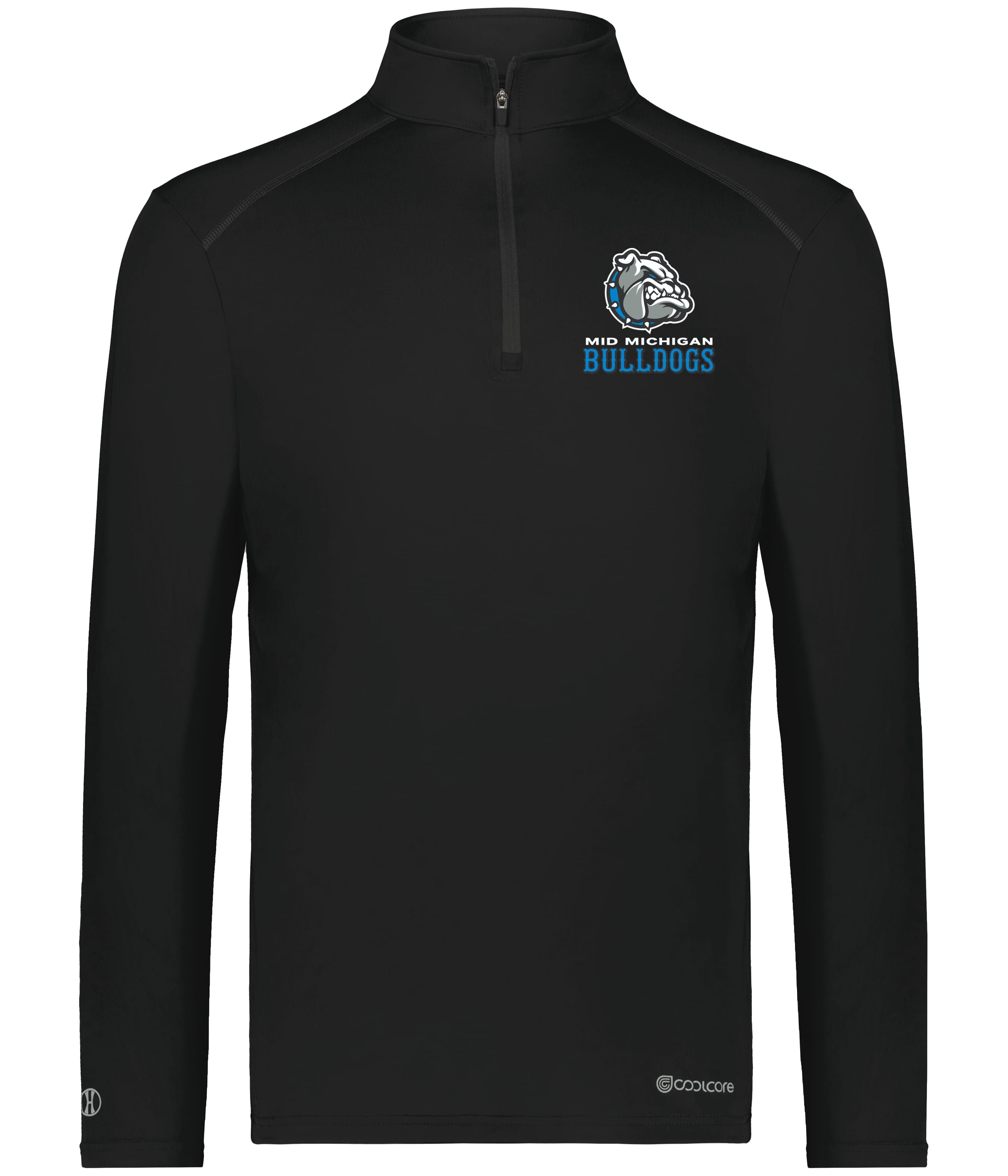 Mid Michigan Bulldogs Cool Core 1/4 Zip Pullover